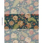 Schumacher 181881 Darsy Tree Of Life Peacock fabric swatch