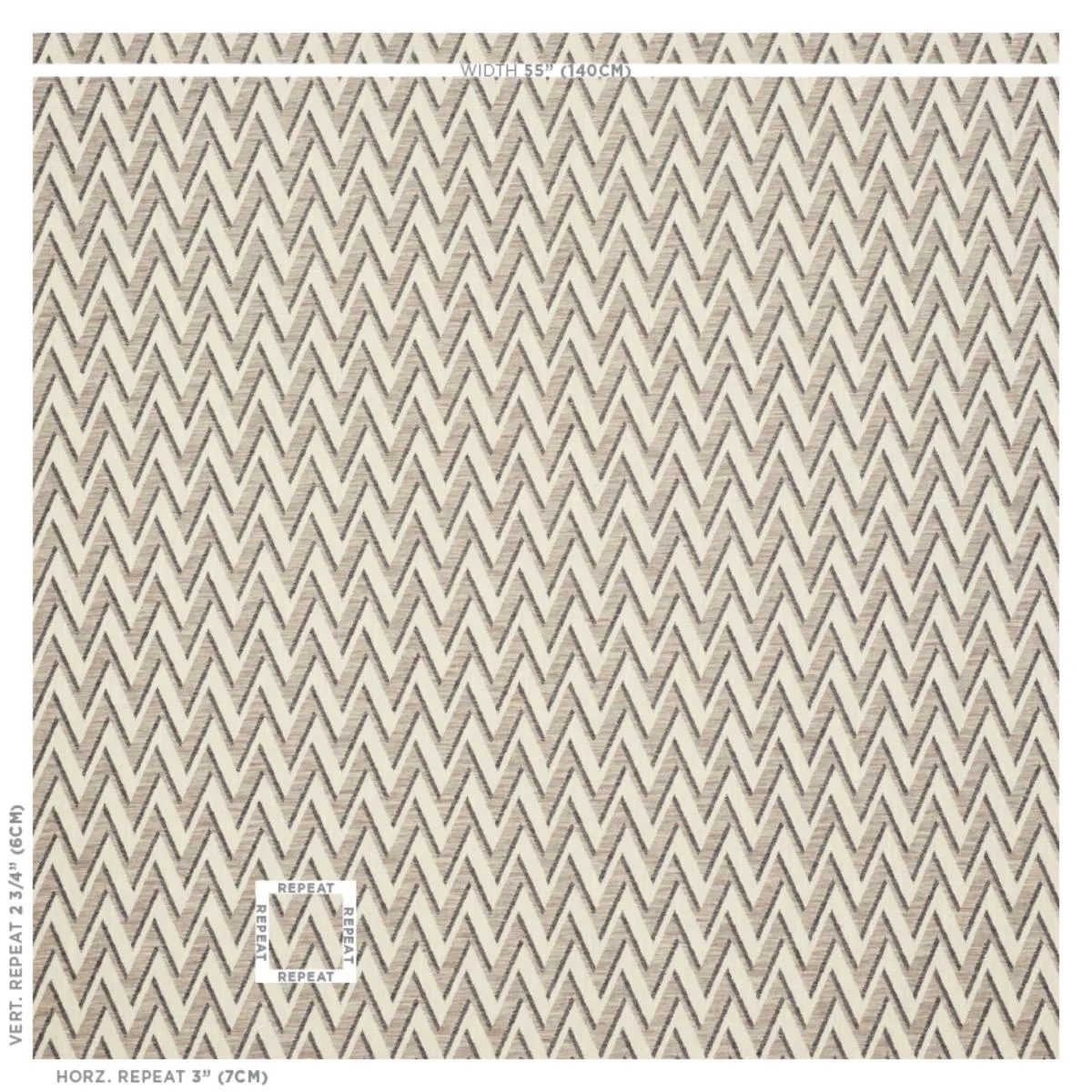 Schumacher 76030 Dartmoor Graphite fabric swatch