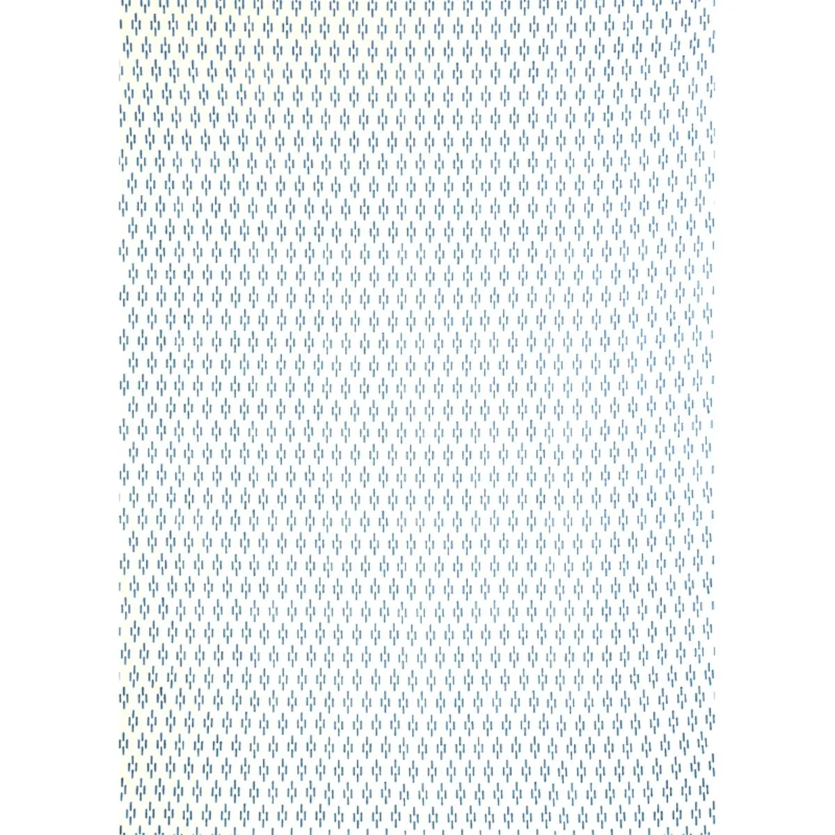 Schumacher 179251 Dash Hand Block Print Blue fabric swatch