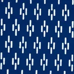 Schumacher 179250 Dash Hand Block Print Indigo fabric swatch