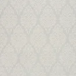 Schumacher 75412 Dauphine Damask Indoor/Outdoor Mineral fabric swatch