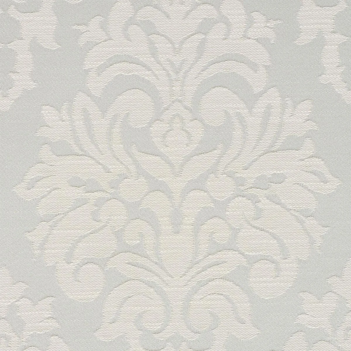 Schumacher 75412 Dauphine Damask Indoor/Outdoor Mineral fabric swatch