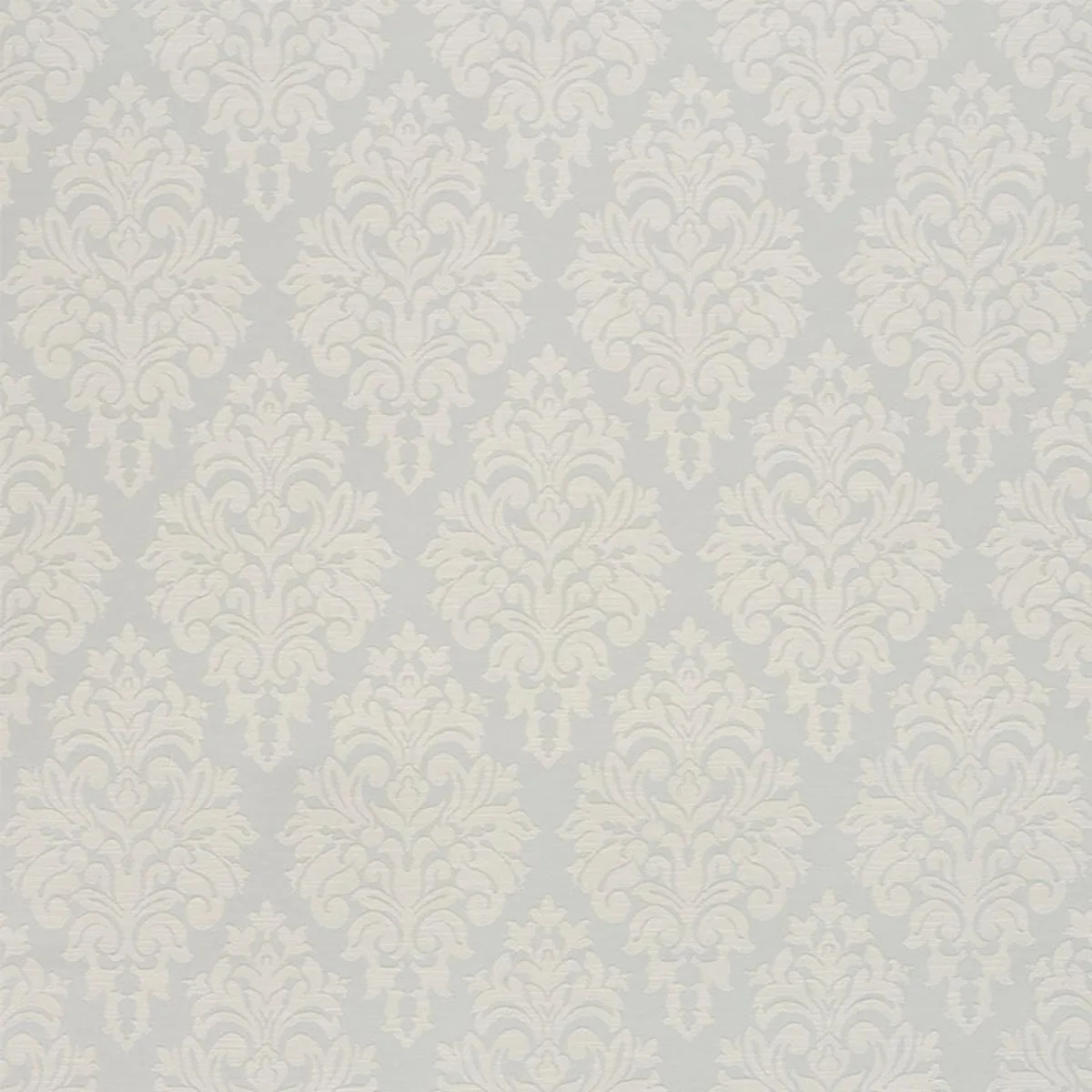 Schumacher 75412 Dauphine Damask Indoor/Outdoor Mineral fabric swatch