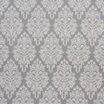 Schumacher 75410 Dauphine Damask Indoor/Outdoor Slate fabric swatch