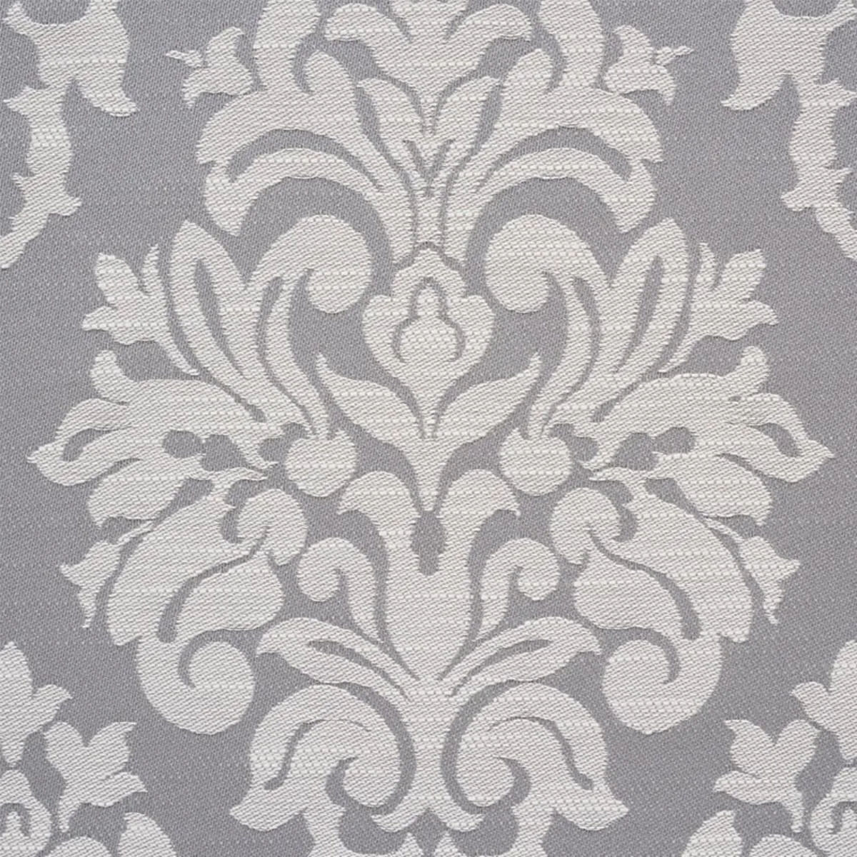 Schumacher 75410 Dauphine Damask Indoor/Outdoor Slate fabric swatch