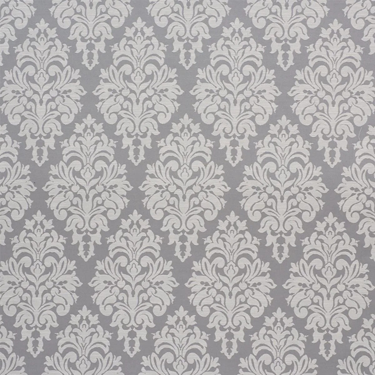 Schumacher 75410 Dauphine Damask Indoor/Outdoor Slate fabric swatch