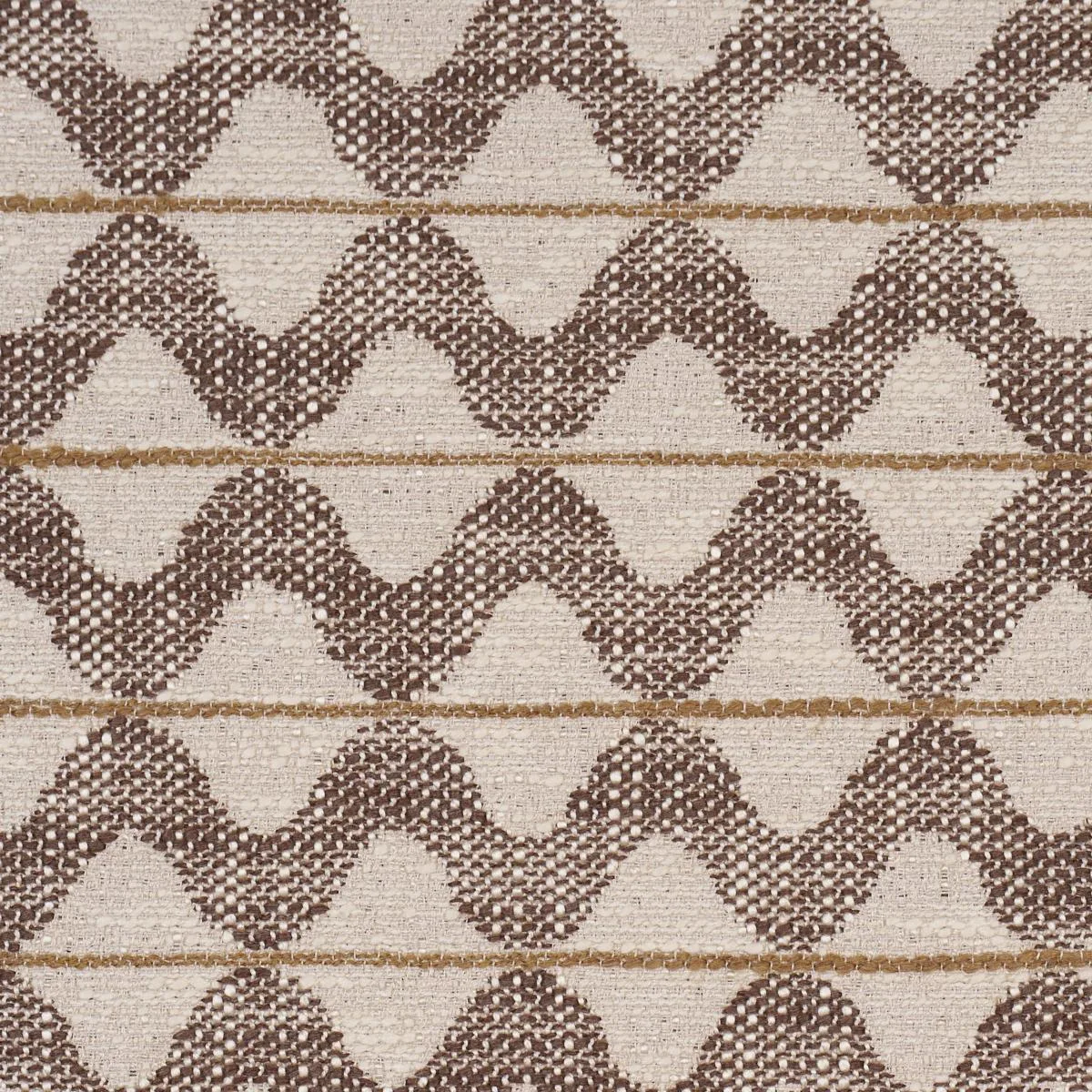 Schumacher 86401 Dayana Performance Brown fabric swatch