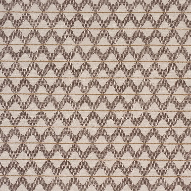 Schumacher 86401 Dayana Performance Brown fabric swatch