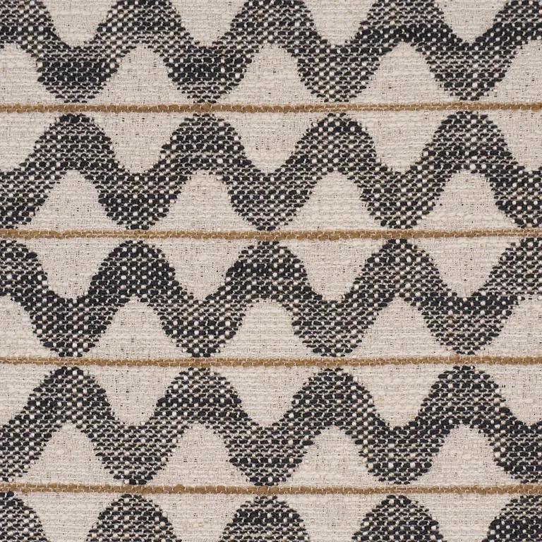 Schumacher 86402 Dayana Performance Graphite fabric swatch