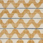 Schumacher 86400 Dayana Performance Ochre fabric swatch