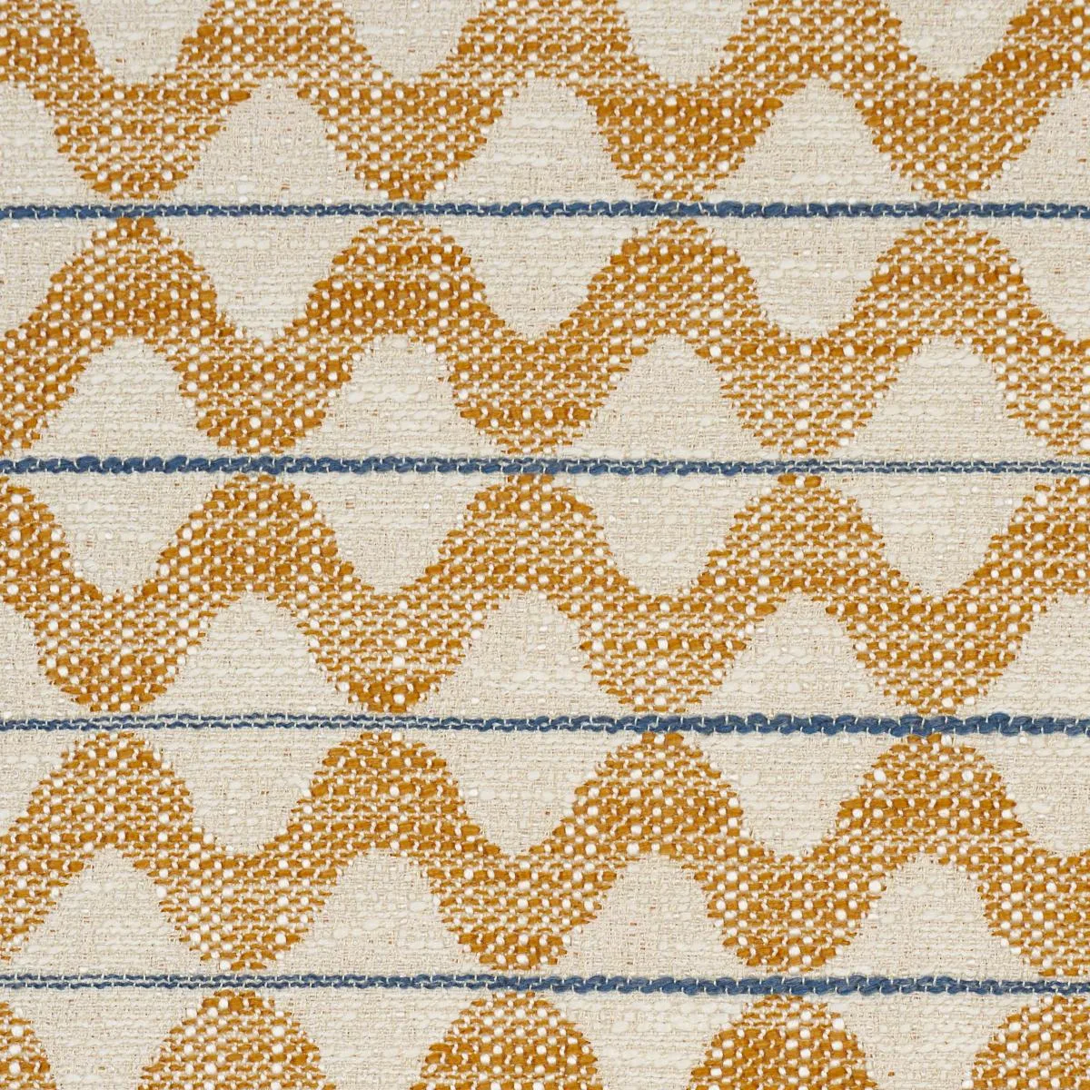 Schumacher 86400 Dayana Performance Ochre fabric swatch