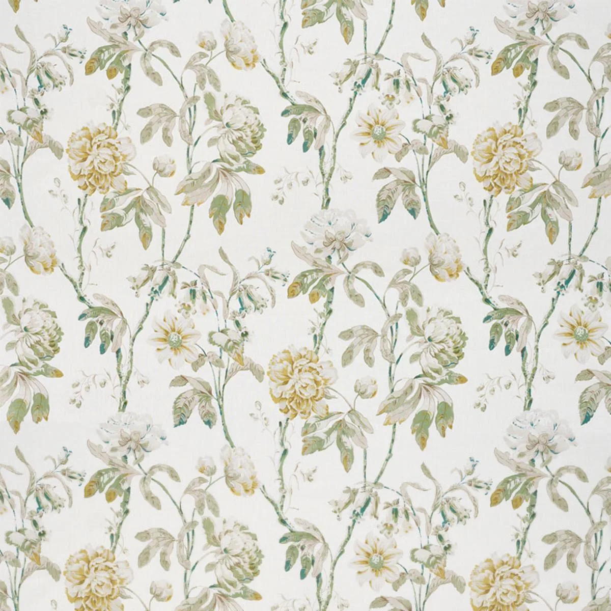 Schumacher 178140 Daydream Citron fabric swatch