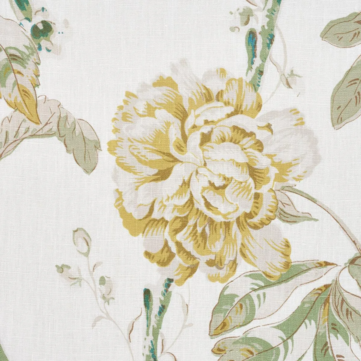Schumacher 178140 Daydream Citron fabric swatch