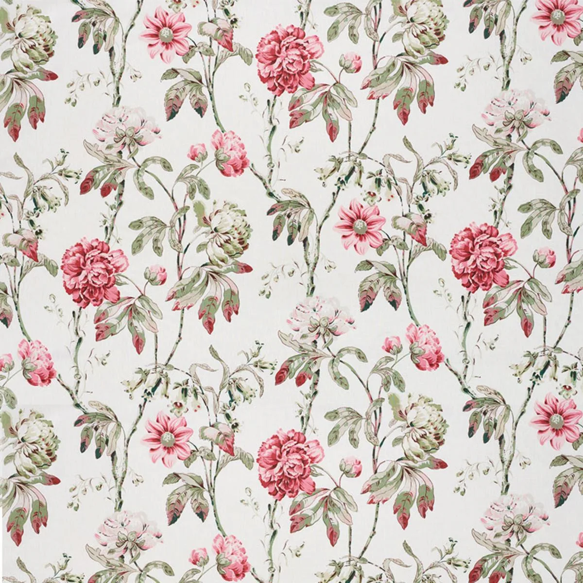 Schumacher 178142 Daydream Fuchsia fabric swatch