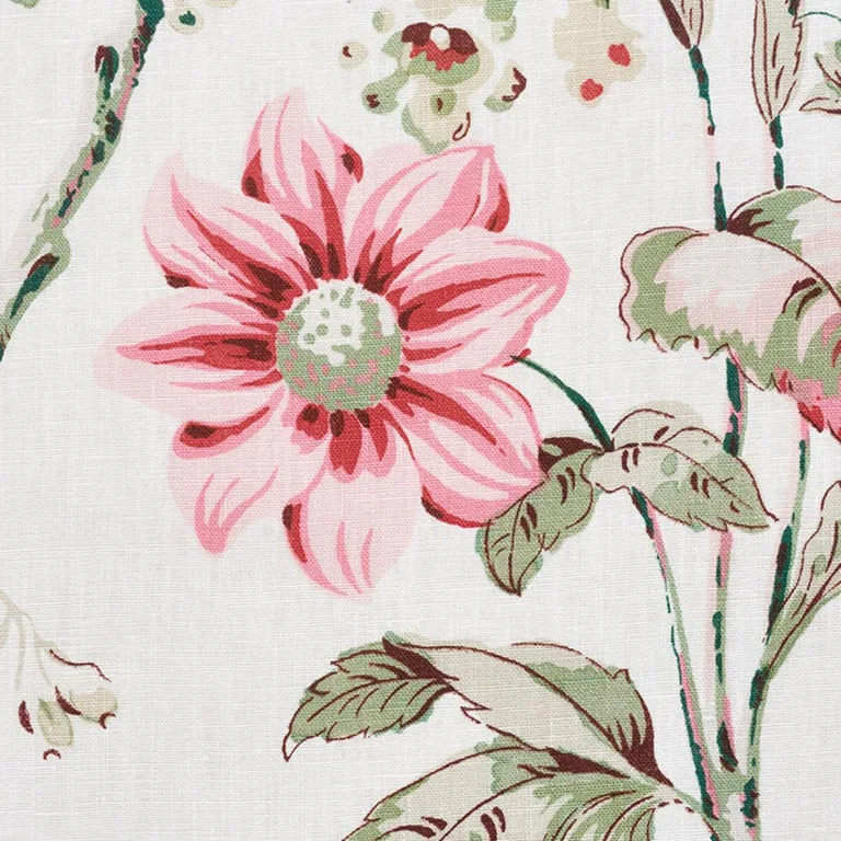 Schumacher 178142 Daydream Fuchsia fabric swatch