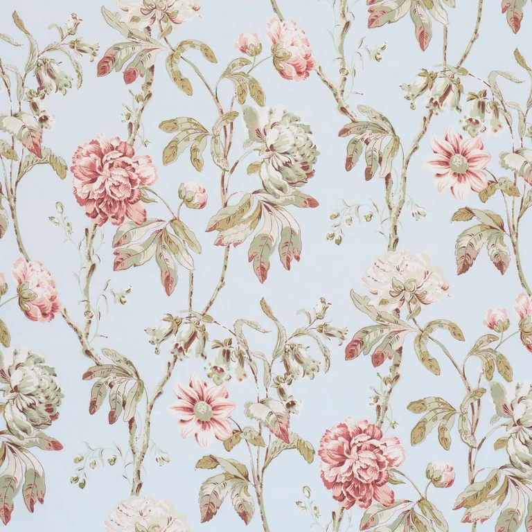 Schumacher 178144 Daydream Sky fabric swatch