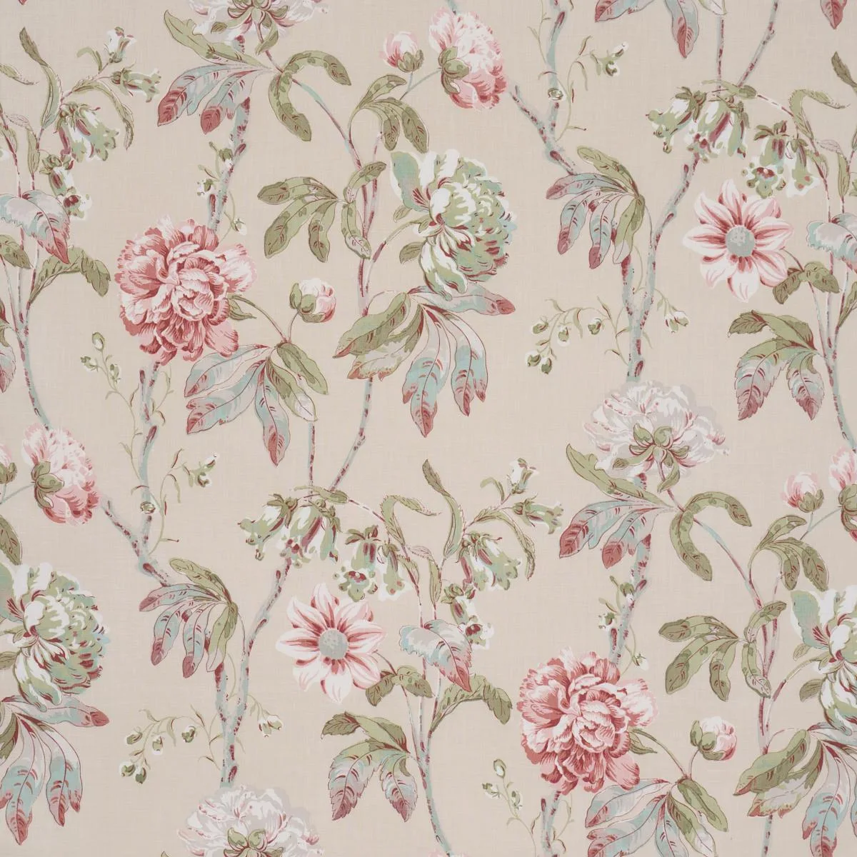 Schumacher 178143 Daydream Soft Ivory fabric swatch