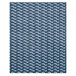 Schumacher 77243 Dazzle Ship Velvet Azure fabric swatch