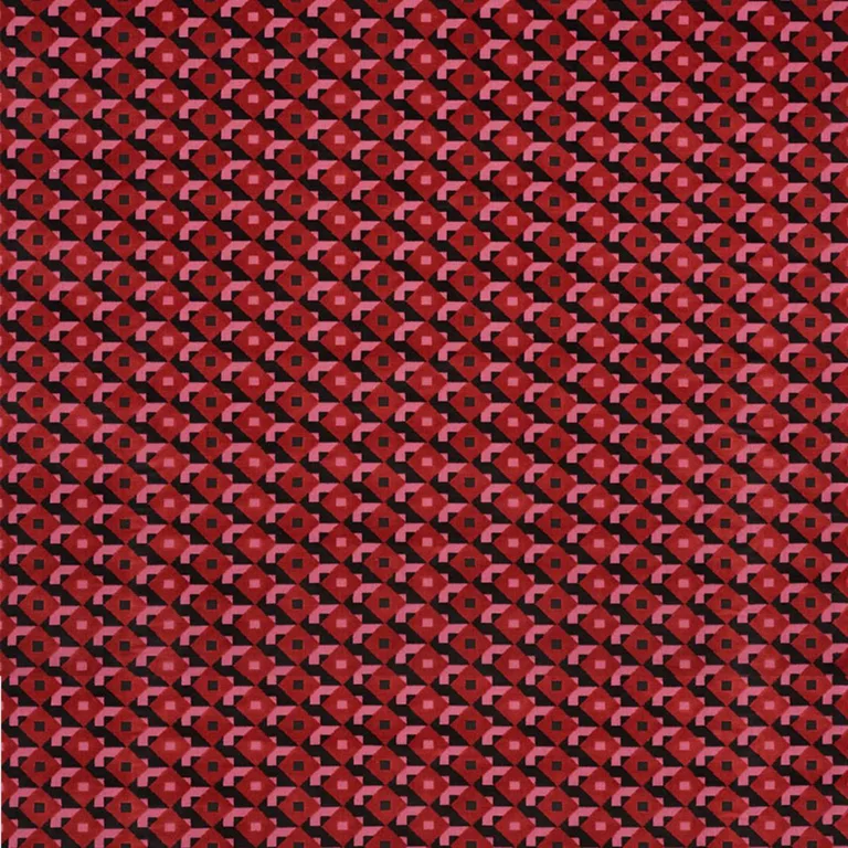 Schumacher 77240 Dazzle Ship Velvet Pink & Black fabric swatch