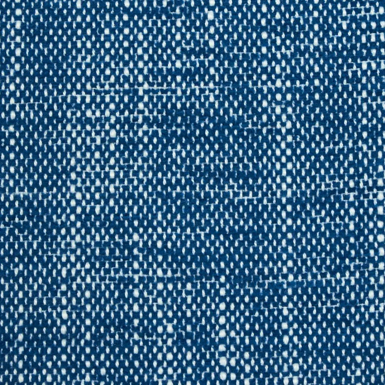 Schumacher 81127 Dean Indoor/Outdoor Denim Blue fabric swatch