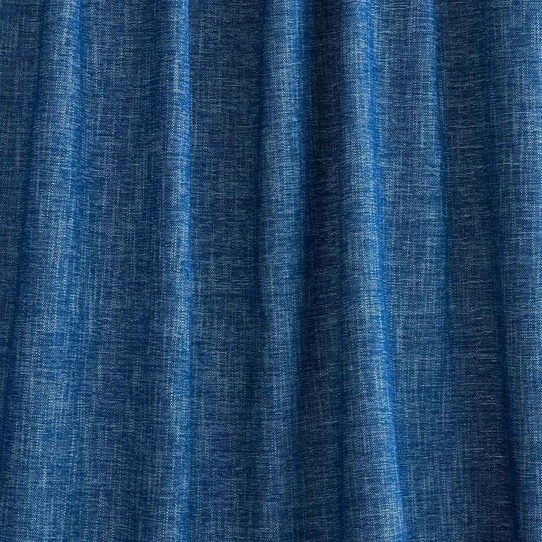 Schumacher 81128 Dean Indoor/Outdoor Midnight Blue fabric swatch