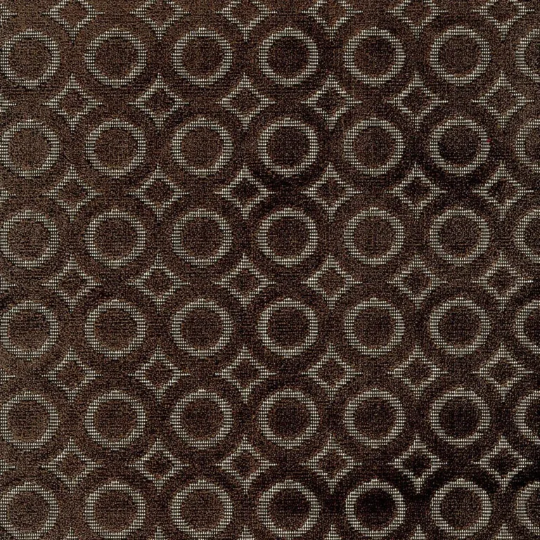 Schumacher 55190 Deco Velvet Java fabric swatch