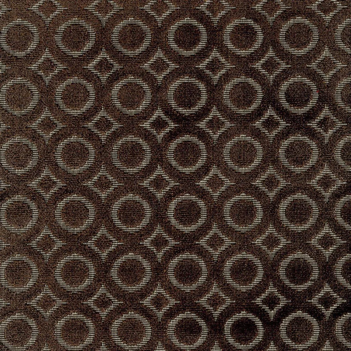 Schumacher 55190 Deco Velvet Java fabric swatch
