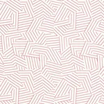 Schumacher 176051 Deconstructed Stripe Red fabric swatch