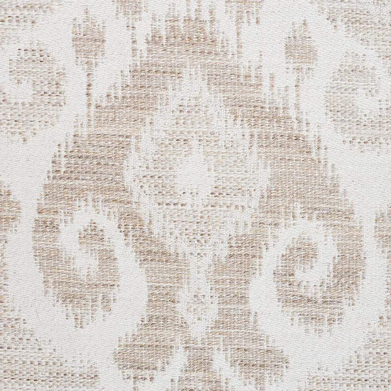 Schumacher 77361 Dedra Natural fabric swatch