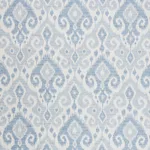Schumacher 77360 Dedra Sky fabric swatch