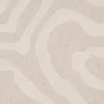 Schumacher 84431 Defeo Embroidery Bone fabric swatch