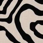Schumacher 84430 Defeo Embroidery Noir fabric swatch