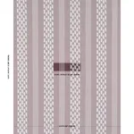 Schumacher 87240 Deja Stripe Bordeaux fabric swatch