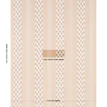 Schumacher 87242 Deja Stripe Ochre fabric swatch