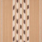 Schumacher 87242 Deja Stripe Ochre fabric swatch