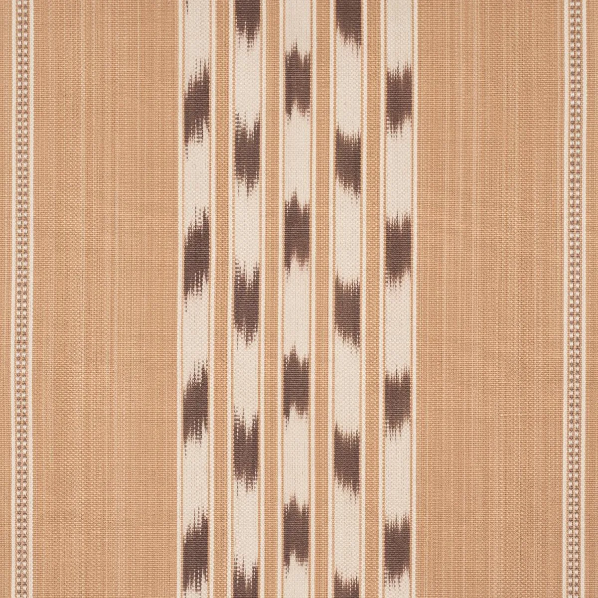 Schumacher 87242 Deja Stripe Ochre fabric swatch