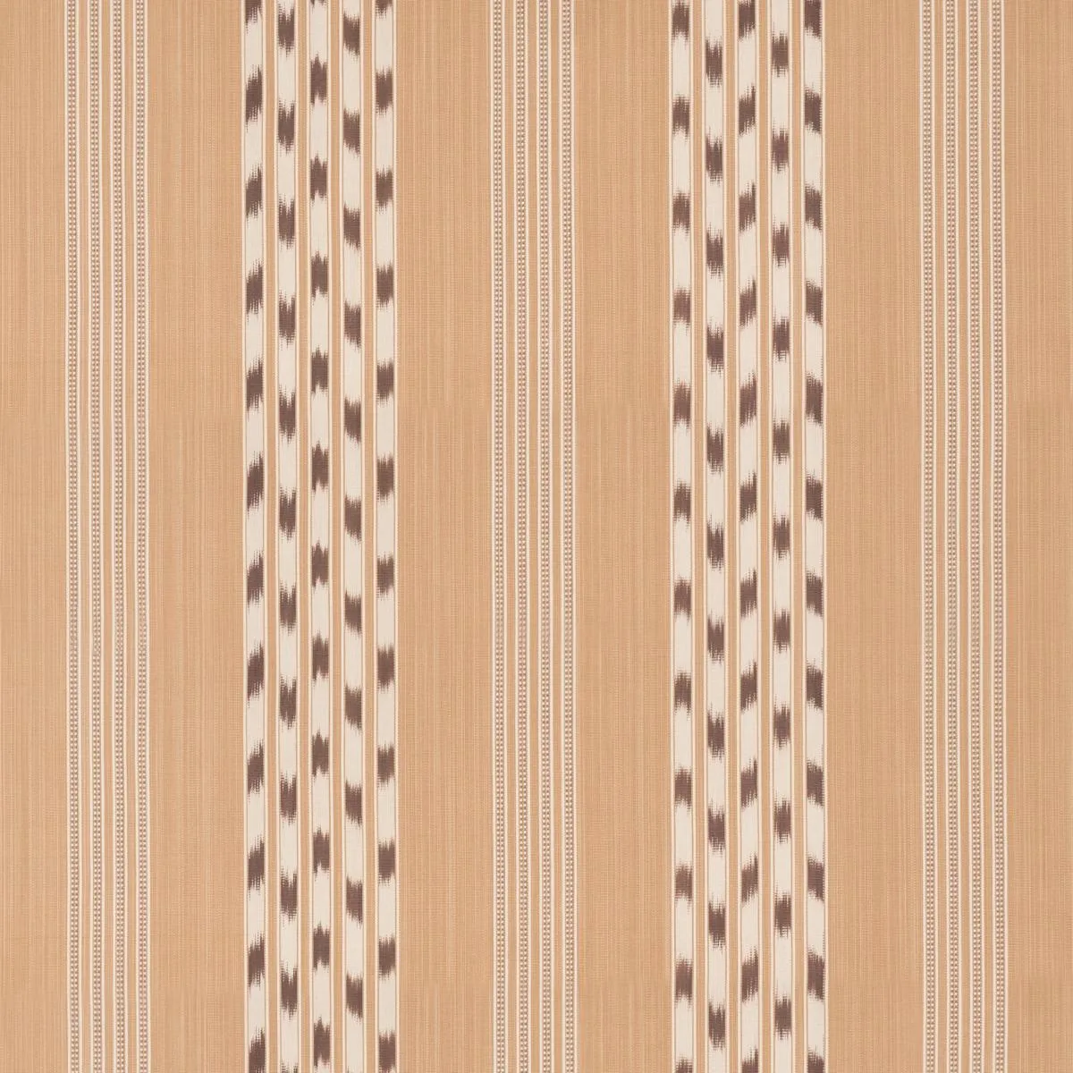 Schumacher 87242 Deja Stripe Ochre fabric swatch