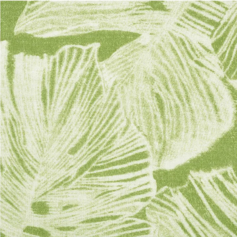 Schumacher 178342 Del Coco Sheer Leaf fabric swatch