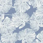 Schumacher 178341 Del Coco Sheer Marine fabric swatch