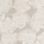 Schumacher 178340 Del Coco Sheer Natural fabric swatch