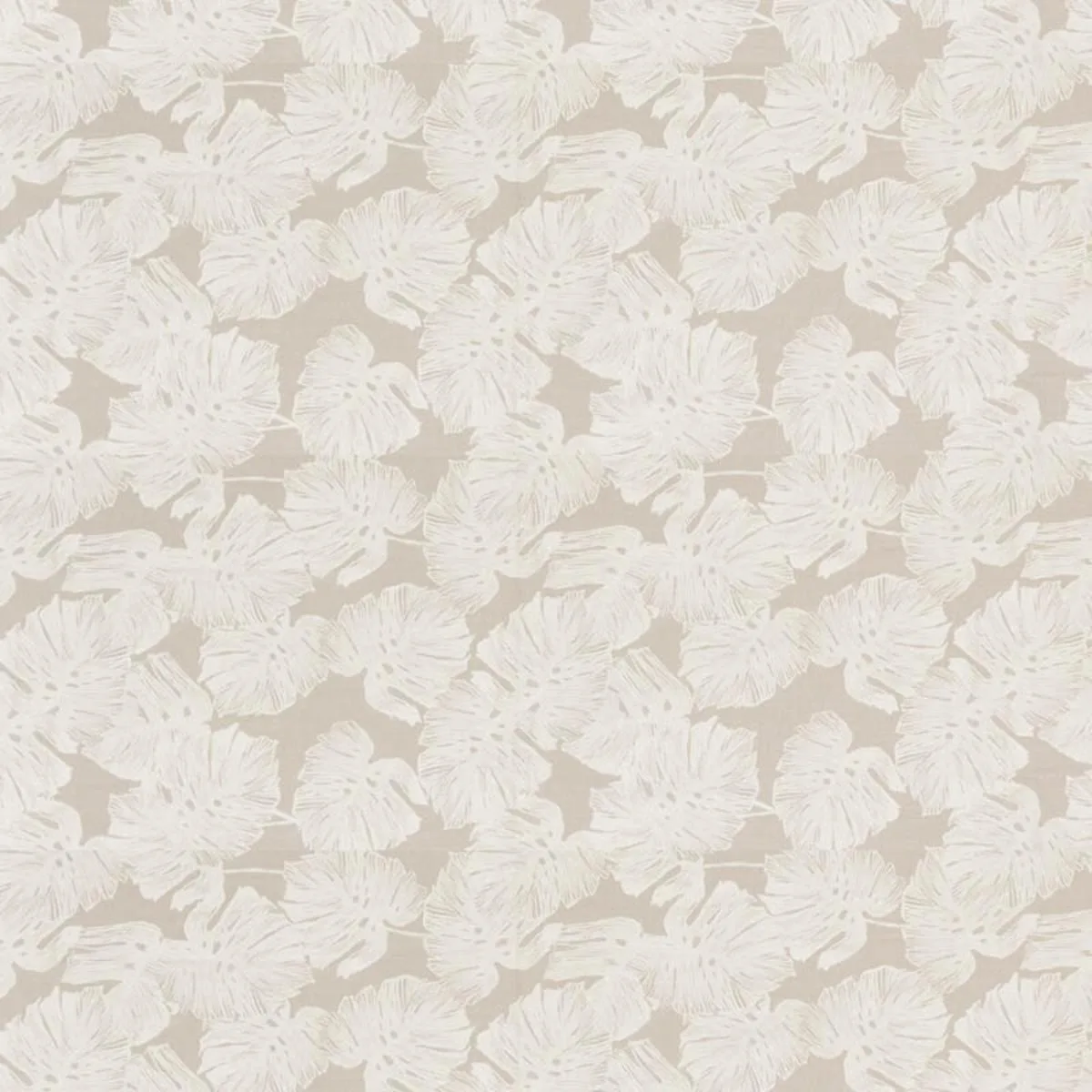 Schumacher 178340 Del Coco Sheer Natural fabric swatch
