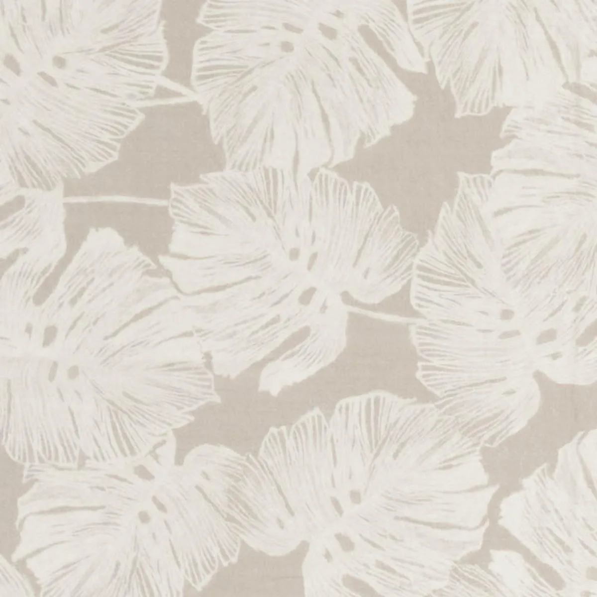 Schumacher 178340 Del Coco Sheer Natural fabric swatch
