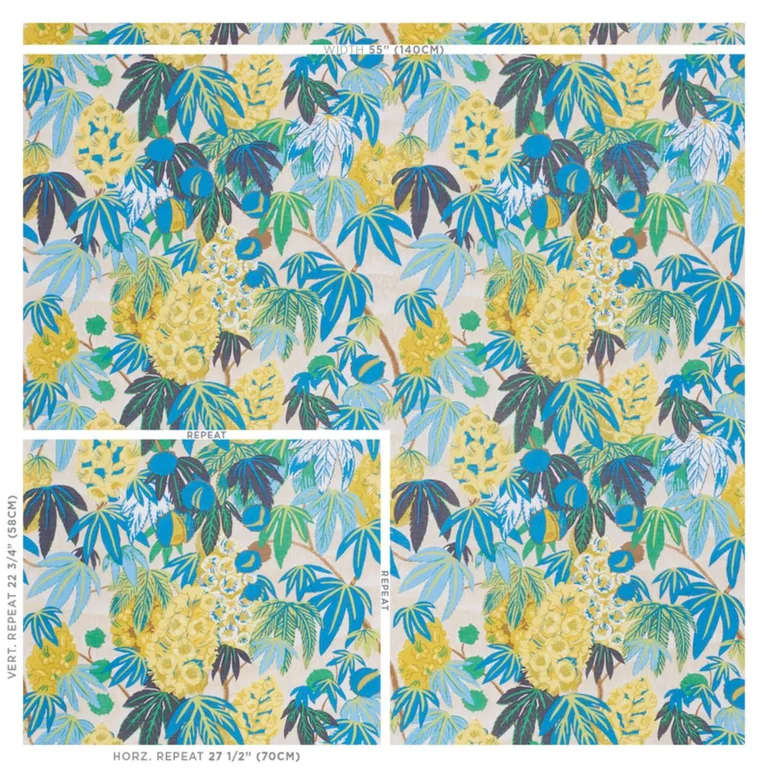 Schumacher 178641 Del Lungo Citron fabric swatch