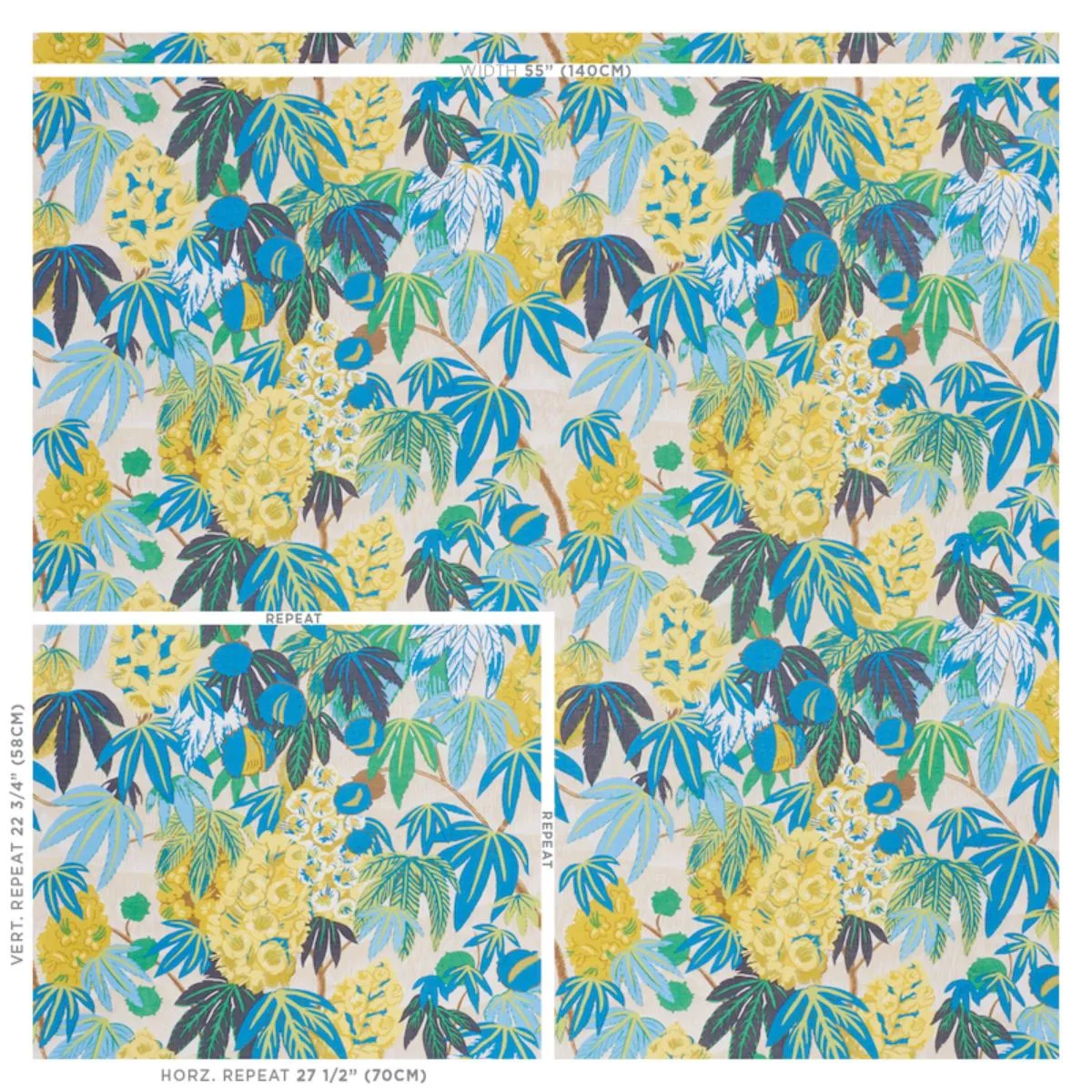 Schumacher 178641 Del Lungo Citron fabric swatch