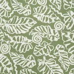 Schumacher 181990 Del Mar Indoor/Outdoor Verde fabric swatch