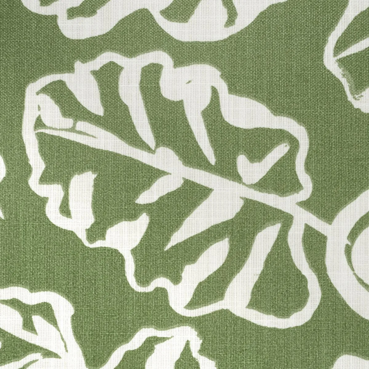 Schumacher 181990 Del Mar Indoor/Outdoor Verde fabric swatch