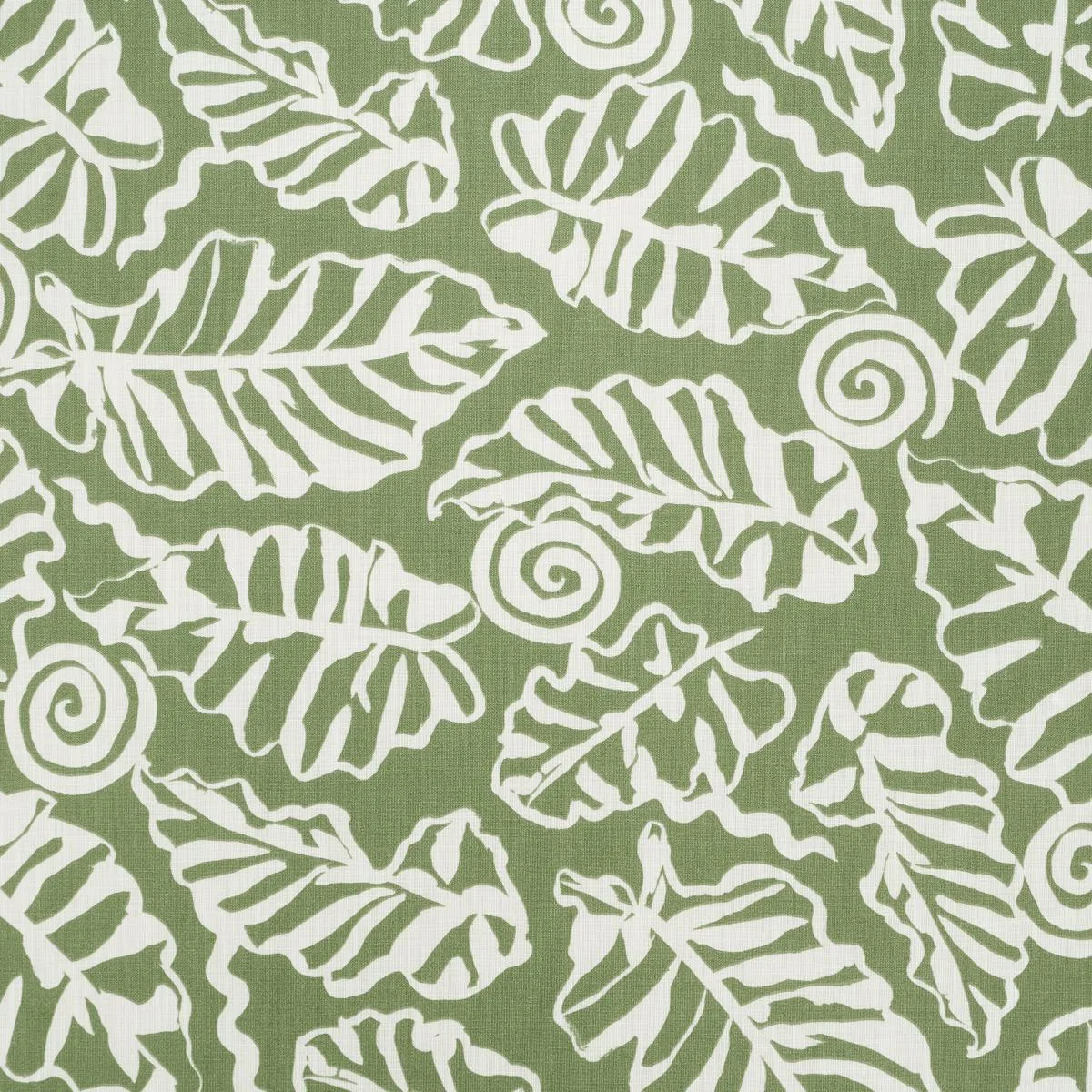 Schumacher 181990 Del Mar Indoor/Outdoor Verde fabric swatch