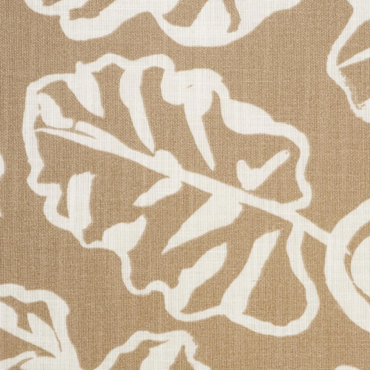 Schumacher 181992 Del Mar Indoor/Outdoor Wheat fabric swatch