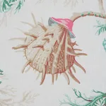 Schumacher 178761 Del Tesoro Pink & Aqua fabric swatch