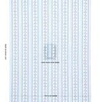 Schumacher 180660 Delft Stripe Cornflower Blue fabric swatch